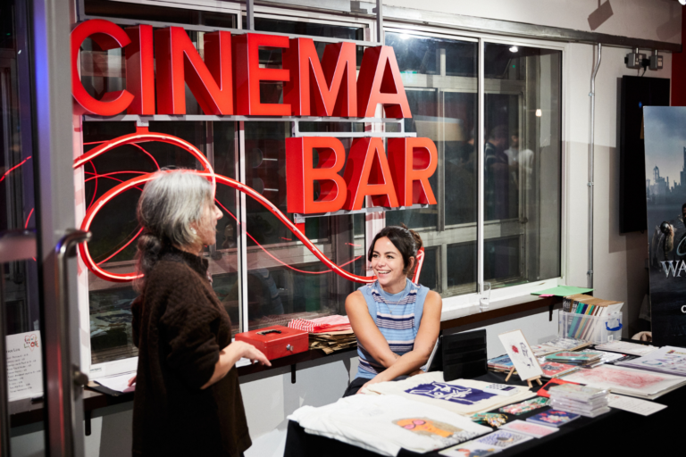 Safaa and Beth at one of our exciting events at Rich Mix