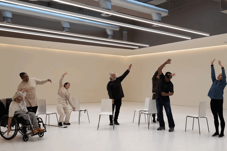A dance session with our members and Jasmine Wilson at Studio Wayne McGregor