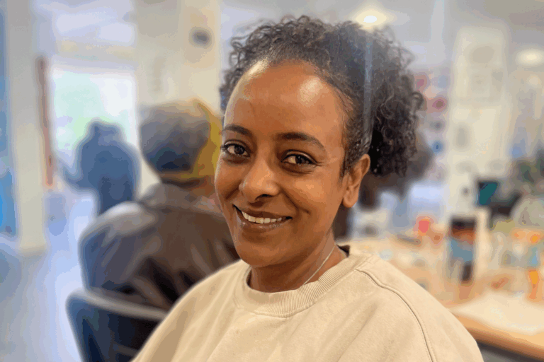 Makda brings joy and support to our members every Tuesday